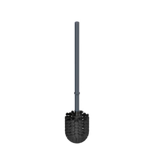 Metal toilet brush - 477.20B010 - HEWI Heinrich Wilke - floor-mounted / black