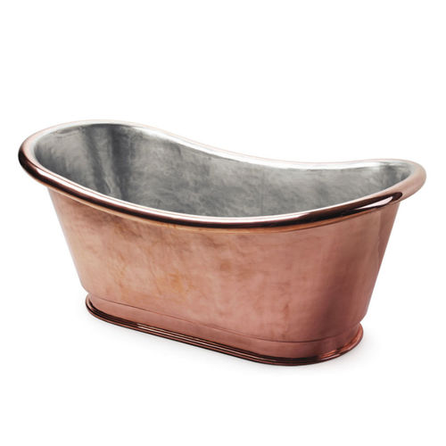 Oval bathtub - COBT01 - Waterworks - freestanding / copper / double