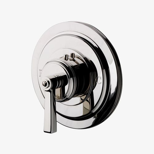 Shower mixer tap - AETH58 - Waterworks - wall-mounted / thermostatic / chromed metal