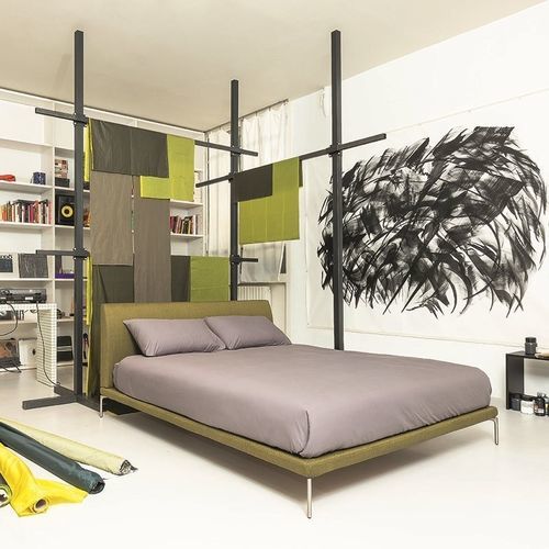 Double bed - TALAMO - Zanotta - contemporary / upholstered / with headboard