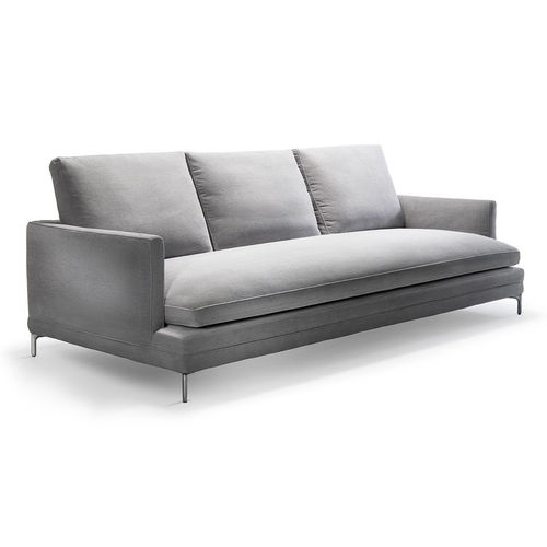 Modular sofa - WILLIAM+ - Zanotta - contemporary / fabric / leather