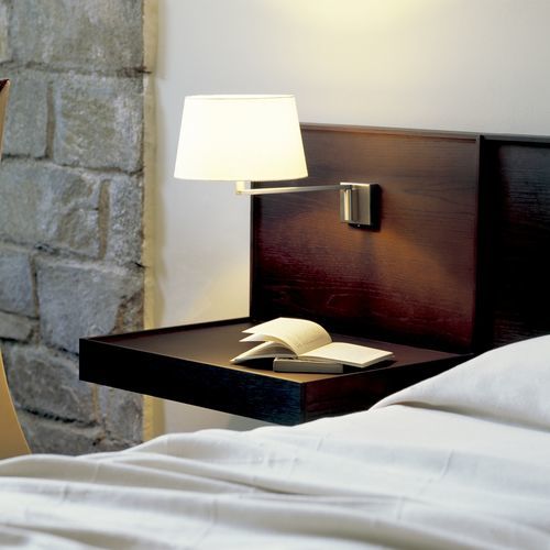 Contemporary wall light - AMERICANA - Santa & Cole - indoor / metal / linen