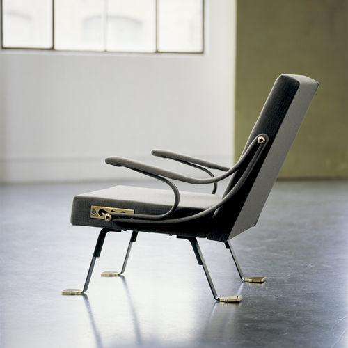 Contemporary armchair - DIGAMMA - Santa & Cole - fabric / customizable / reclining