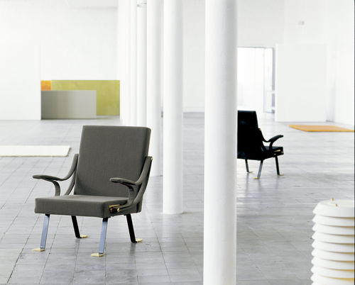 Contemporary armchair - DIGAMMA - Santa & Cole - fabric / customizable / reclining