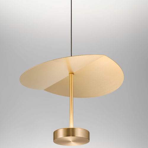 Pendant lamp - CYRCLE MINI - ZAVA SRL - brass / iron / contemporary