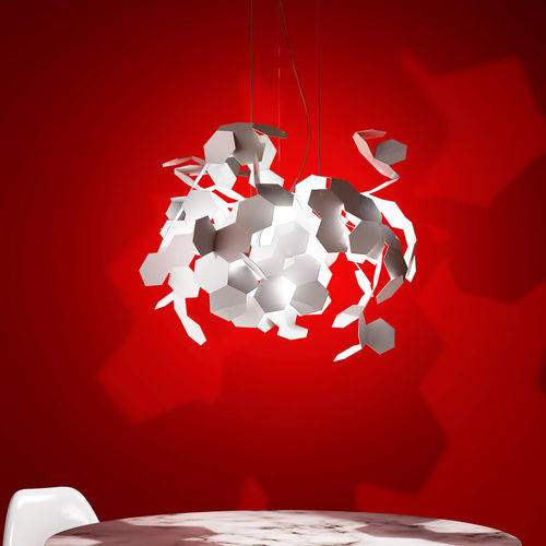 Pendant lamp - ANDROMEDA - ZAVA SRL - aluminum / original design / corded
