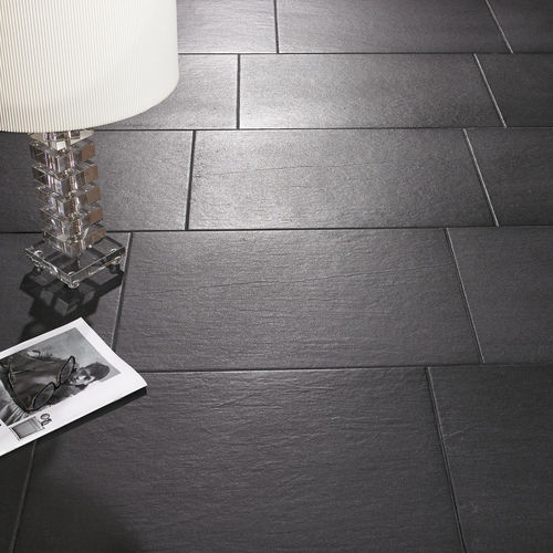 Porcelain stoneware tile - SLATE  - BALDOCER - polished / matte / indoor