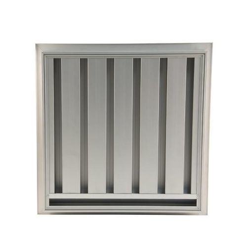 Aluminum ventilation grill - 468SA - RENSON - square / exterior / home