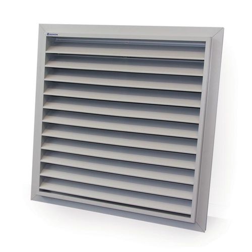 Aluminum ventilation grill - 483 - RENSON - square / exterior / commercial