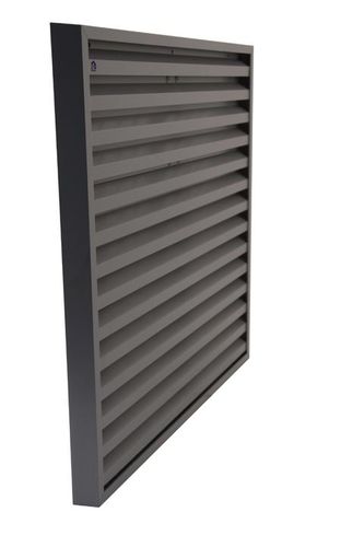 Aluminum ventilation grill - 431RC2  - RENSON - rectangular / exterior / commercial