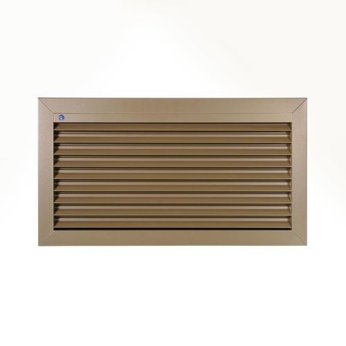 Aluminum ventilation grill - 412VA  - RENSON - rectangular / exterior / commercial