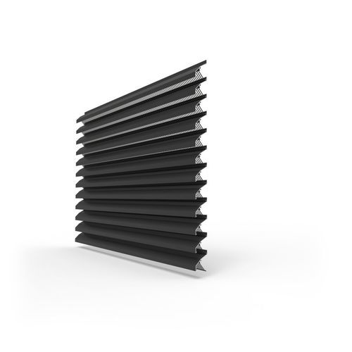 Mesh cladding - Linius - RENSON - extruded aluminum / ribbed / acoustic