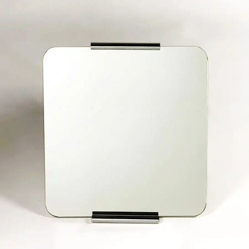 Table mirror - Bernini Gallery - contemporary / square / chrome-plated brass