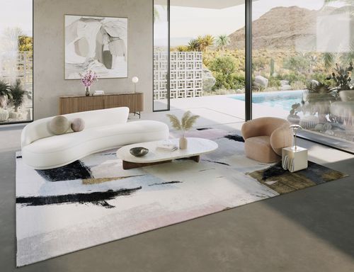 Contemporary rug - ALETTA - STARK CARPET - patterned / wool / silk