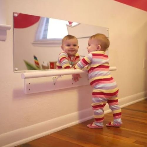 Wall-mounted bathroom mirror - Polimer Tecnic - contemporary / flexible / plastic