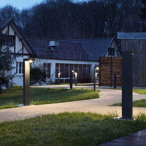 Urban bollard light - SAMPA PRO - BEL-LIGHTING / TERZO-LIGHT - contemporary / metal / IP65