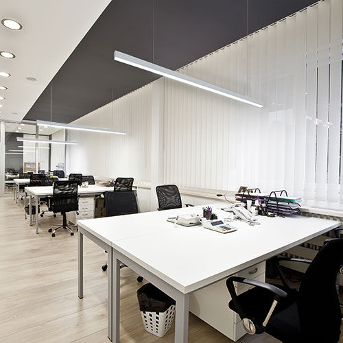 Hanging light fixture - TRIMLESS - BEL-LIGHTING / TERZO-LIGHT - LED / linear / IP20