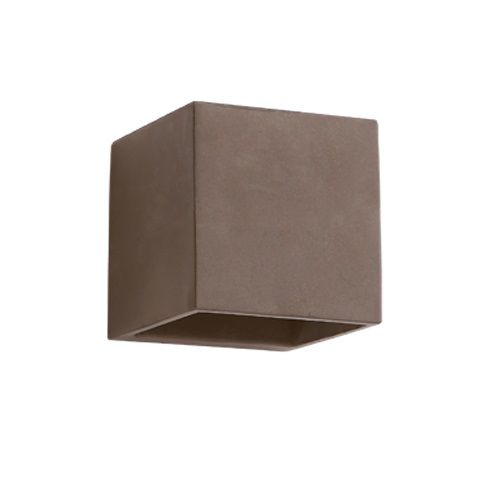 Contemporary wall light - SAMOS 1 - BEL-LIGHTING / TERZO-LIGHT - outdoor / concrete / square