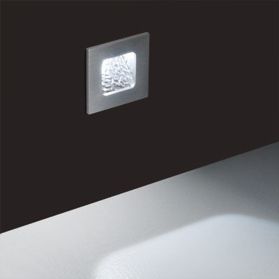 Recessed wall light fixture - KRYPTO 1 - BEL-LIGHTING / TERZO-LIGHT - LED / square / rectangular