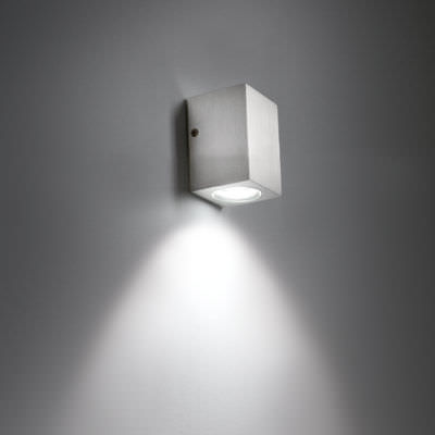 Contemporary wall light - KOBA 1 - BEL-LIGHTING / TERZO-LIGHT - outdoor / anodized aluminum / solid aluminum