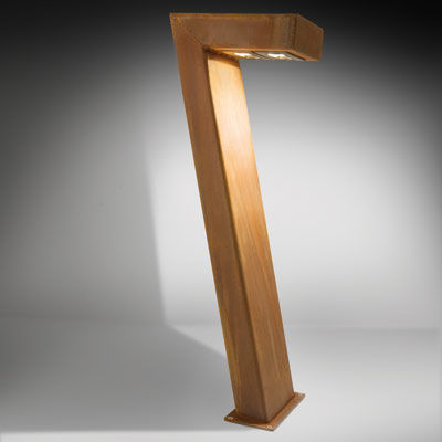Garden bollard light - BIG SEVEN - BEL-LIGHTING / TERZO-LIGHT - urban / contemporary / aluminum
