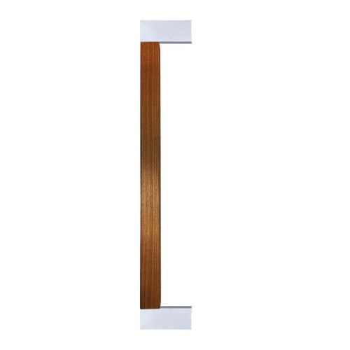 Glass door pull handle - 57.50211. - Fonsegrive - chrome-plated brass / American walnut / ash