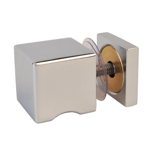Contemporary door knob - CUBIC : 15.05032.01 - Fonsegrive - chrome-plated brass
