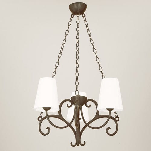 Traditional chandelier - JULIET - Objet Insolite - bronze / 3 light / commercial