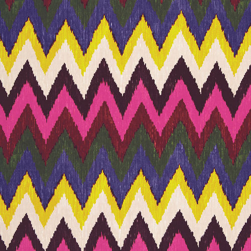 Upholstery fabric - ADRAS IKAT PRINT - F. SCHUMACHER & CO. - patterned / cotton / printed