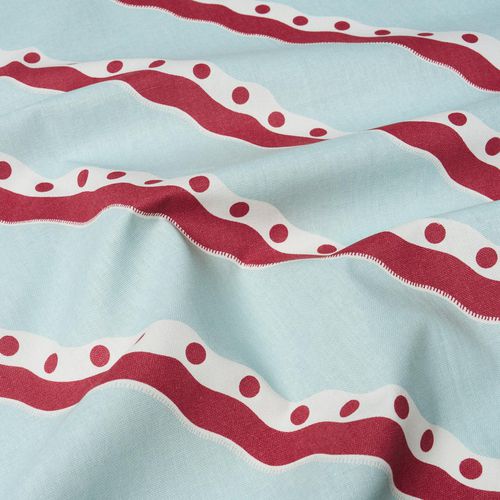 Upholstery fabric - ROUSSEAU STRIPE  - F. SCHUMACHER & CO. - for curtain / for roller blinds / patterned