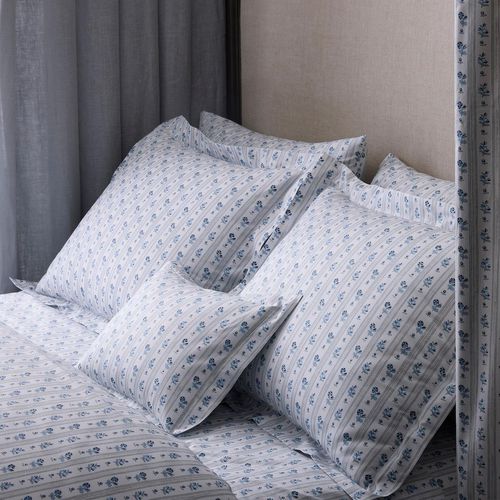 Rectangular cushion - CABANON STRIPE SHAM   - F. SCHUMACHER & CO. - square / floral / striped