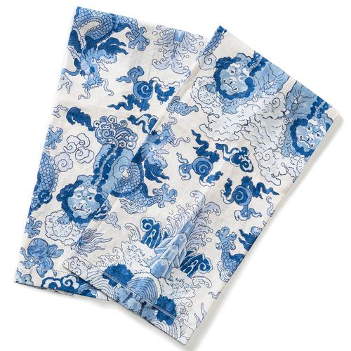 Linen towel set - MAGIC MOUNTAIN GUEST  - F. SCHUMACHER & CO.