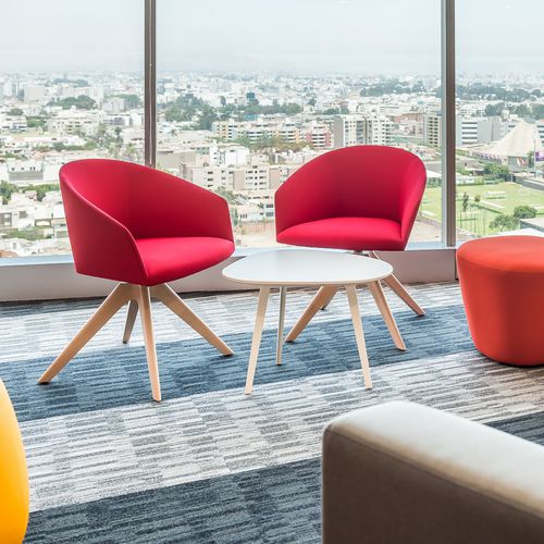 Contemporary chair - BRANDY  - Andreu World - indoor / fabric / wooden