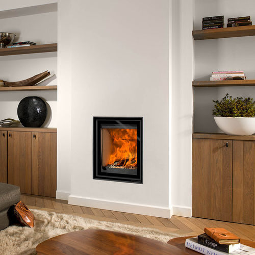 Wood-burning fireplace - UNILUX-7 55 - Barbas - built-in / Single-sided / closed