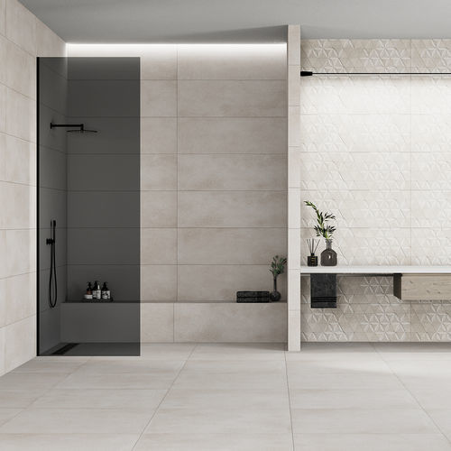 Porcelain stoneware tile - HARLEM - Keraben Grupo - embossed / indoor / bathroom
