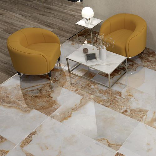 Porcelain stoneware tile - CR.LUX DANAE - PAMESA CERAMICA - polished / indoor / wall