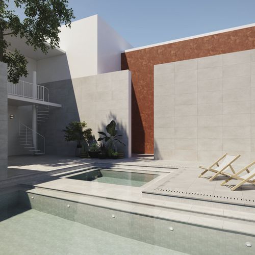 Porcelain stoneware tile - URBAN - PERONDA CERAMICAS - matte / indoor / outdoor