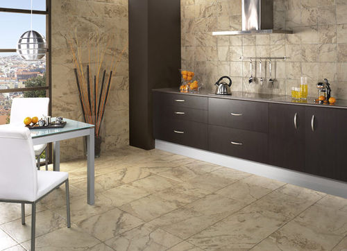 Porcelain stoneware tile - REALINK : MELINDA - REALONDA - polished / indoor / kitchen