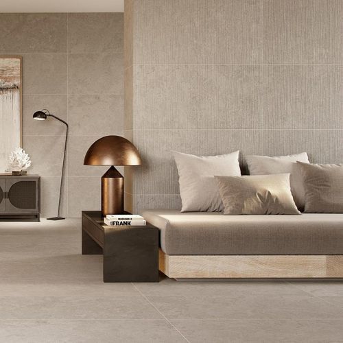 Porcelain stoneware tile - NORTH STONE - UNDEFASA - matte / embossed / indoor