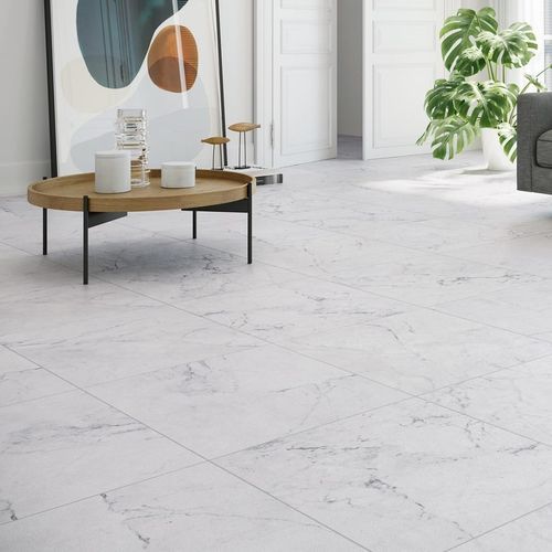 Porcelain stoneware tile - CARRARA AGED  - UNDEFASA - matte / embossed / indoor