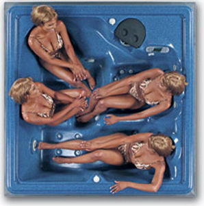 Above-ground hot tub - ATLANTIS - Thermo Spas - square / 4-seater / home