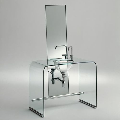Glass vanity top - COUP DE FOUDRE  - Rapsel International Srl - by Shiro Kuramata