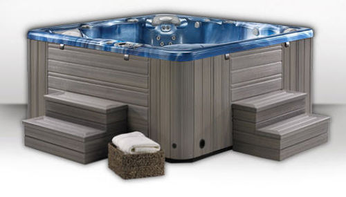 Above-ground hot tub - TAHITIAN® - Caldera Spas - square / 6-person / home