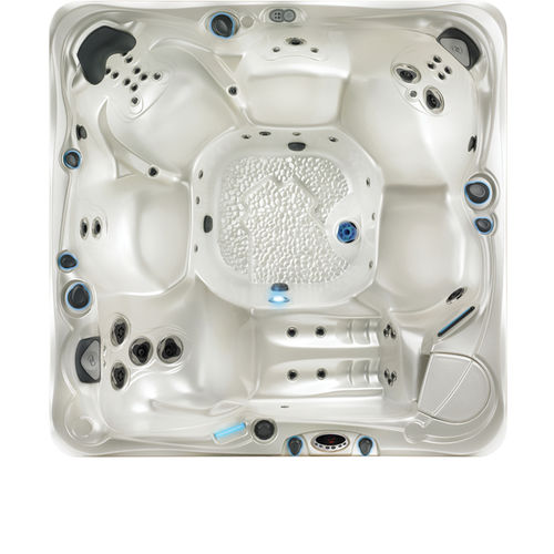 Above-ground hot tub - GENEVA® - Caldera Spas - square / 6-person / indoor