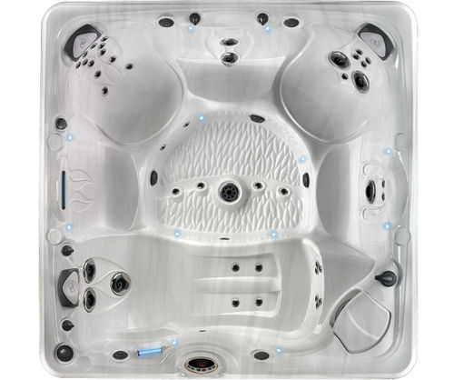 Above-ground hot tub - MAKENA™ - Caldera Spas - square / 6-person / home