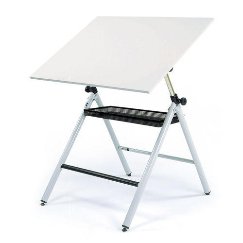 Contemporary drafting table BF19 ALFI BIEFFE laminate / steel