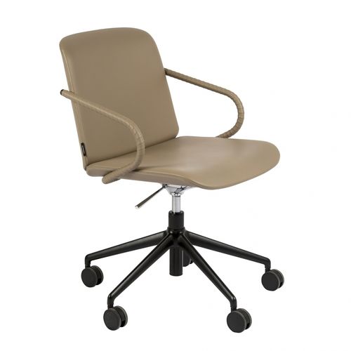 Contemporary chair - AMSTELLE - Swedese Möbler - indoor / fabric / leather