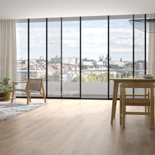 HDF laminate flooring - PUREFLOOR - FINSA - wood look / home / commercial