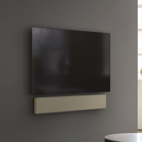 Wall-mounted sound bar - BEOSOUND STAGE - BANG & OLUFSEN - connected / wireless / active