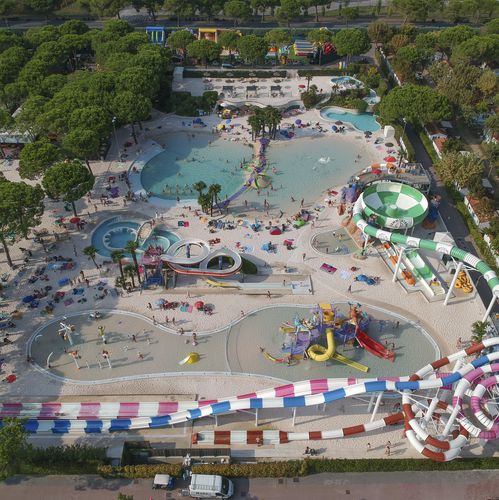 Outdoor swimming pool - Myrtha Pools - for water park / in-ground / stainless steel